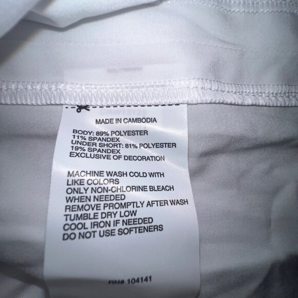 DSG Womens Stride Skort Pure White Medium - Picture 8 of 9